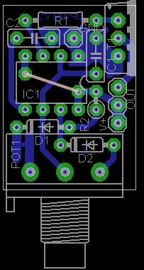 uPWM NE555 montaż